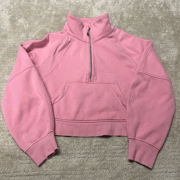 lululemon athletica Sweaters - Lululemon Scuba Oversized Funnel-Neck Half Zip
Pink Tide size M/L
